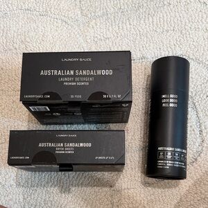 Laundry Sauce Scent Booster, Dryer sheets $ Detergent - Australian Sandalwood